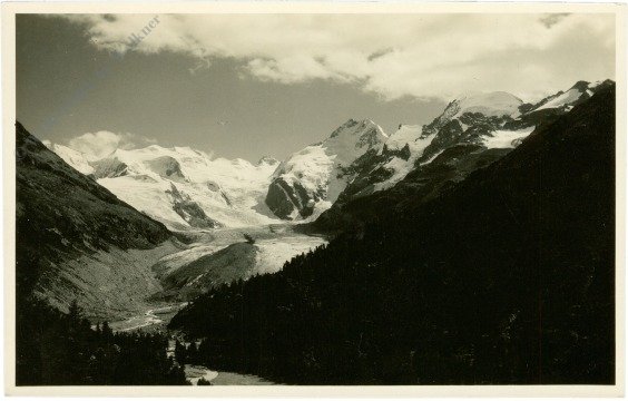 ak217256 Berninagruppe, Blick auf