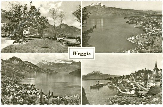 ak217259 Weggis, Multiansicht