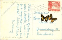 ak217260a Oberhofen, mit Eiger, Mönch und Jungfrau