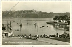 Lausanne-Ouchy, et la Dent d'Oche