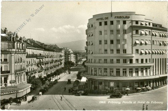 Fribourg, Perolle et Hotel de Fribourg