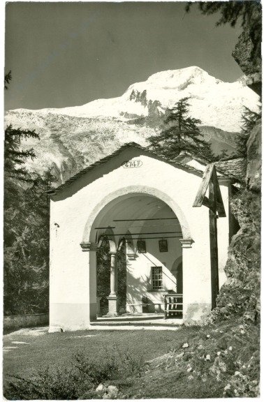 ak217318 Saas-Fee, Maria z. hohen Stiege, Alphubel