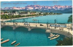 ak217340 Zürich, Quaibrücke und Utoquai