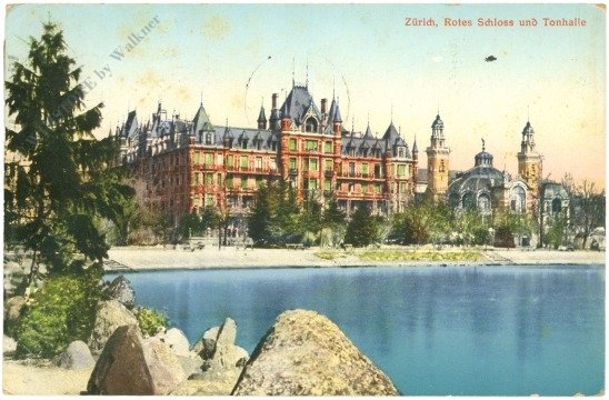 Zürich, Rotes Schloss und Tonhalle