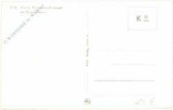 Zürich, Waldmann-Denkmal mit Großmünster