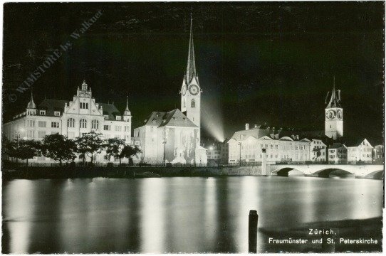 Zürich, Fraumünster und St. Peterskirche