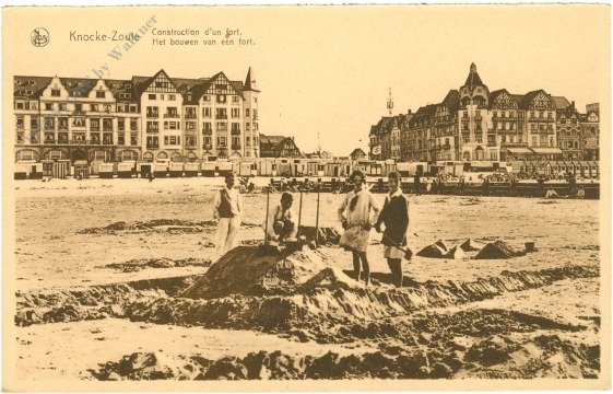 Knocke-Zoute, Construction d'un fort