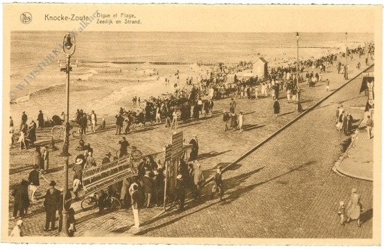 Knocke-Zoute, Digue et plage