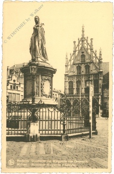 Mechelen, Standbeeld van Marguerite van Oostenrijk