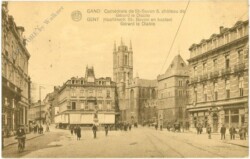 Gand, Cathedrale de St-Bavon & chateau de Gerard le Diable