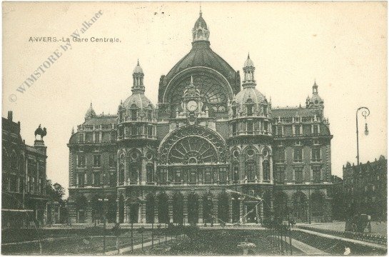 ak217373 Antwerpen (Anvers), La Gare Centrale
