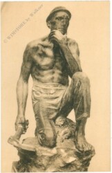 Brüssel, Museum, Vieux mineur au repos par C. Neunier