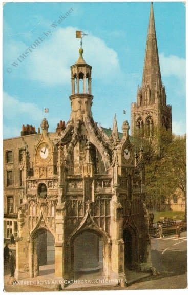 Chichester, Market Cross and Cathedral