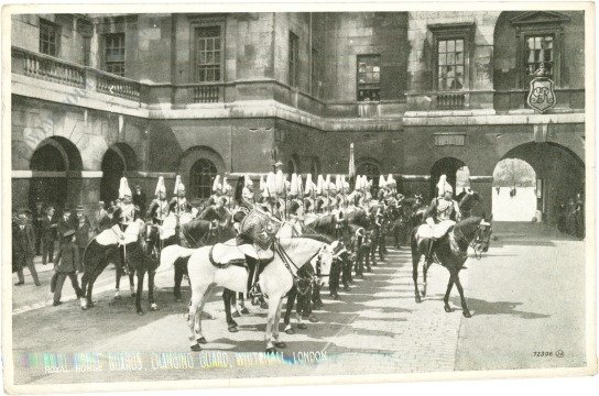 London,Whitehall, Royal Horse Guards, changing Guard