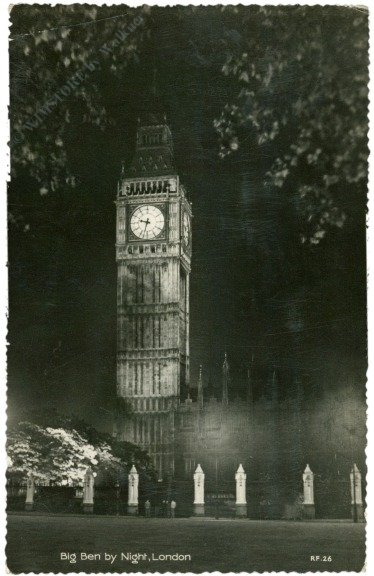 London, Big Ben at night