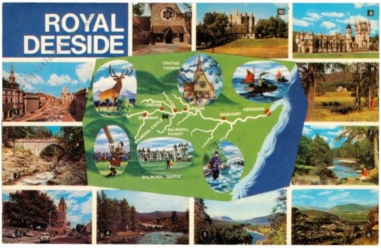 ak217465 Royal Deeside, Multiansicht
