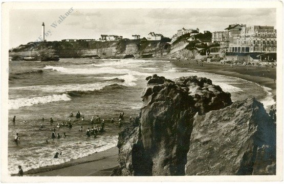 Biarritz, Le Phare et l'Hotel du Palais