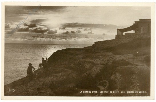 ak217535 La grande Cote, Coucher de Soleil