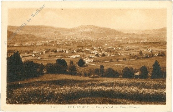 ak217552 Remiremont, Vue generale