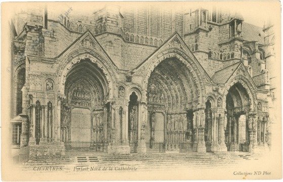 Chartres, Portail Nord de la Cathedrale