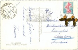 Lourdes, Interieur de la Basilique