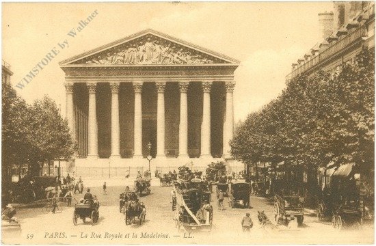 ak217631 Paris, La Rue Royale et la Madeleine
