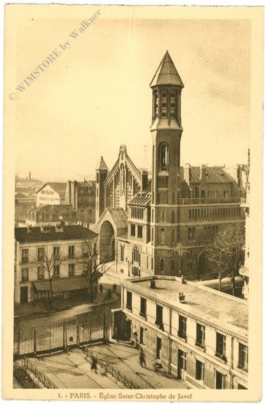 ak217651 Paris, Eglise Saint-Christophe de Javel