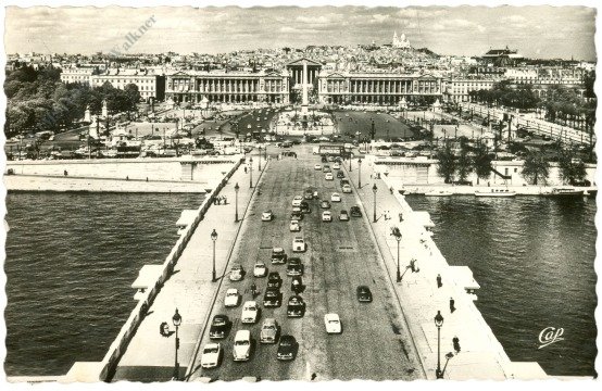 Paris, Le Pont et la Place de la Concorde