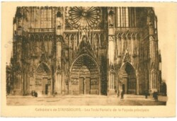 Strassburg, Les Trois Portalis de la Facade principale