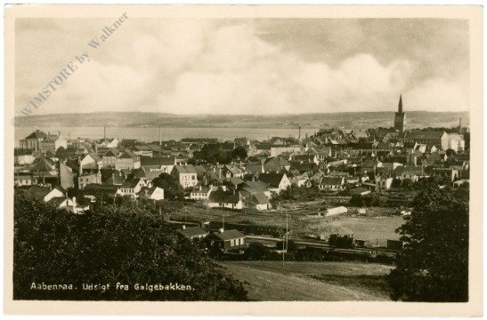 Aabenraa, Udsigt fra Galgebakken