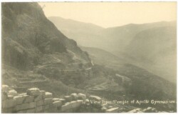 Delphi, View from Temple of Apollo Gymnasium