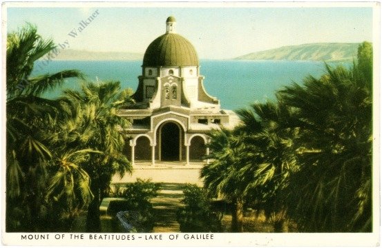 Mount of the Beatitudes - Lake of Galilee
