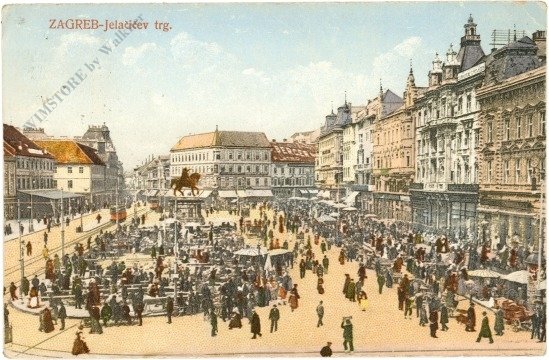Zagreb, Jelacicev trg.