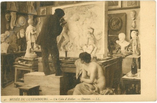 ak217905 Luxemburg, Musee du Luxembourg: Un Coin d'Atelier