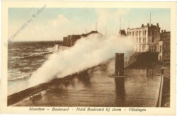 Noordzee, Boulevard, Hotel Boulevard bij storm, Vlissingen