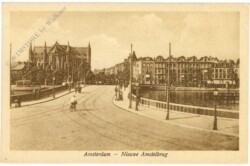 ak217941 Amsterdam, Nieuwe Amstelbrug