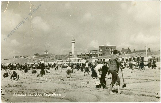 ak217954 Egmond aan Zee, Strandfeest