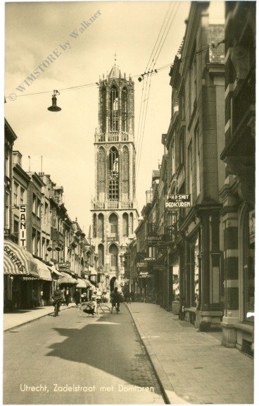 Utrecht, Zadelstraat met Domtoren