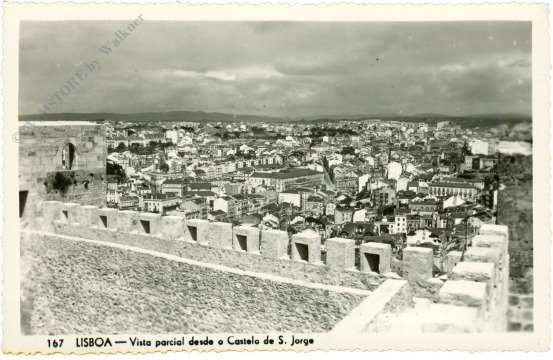 ak218030 Lisboa, Vista parcial desde o Castelo de S. Jorge