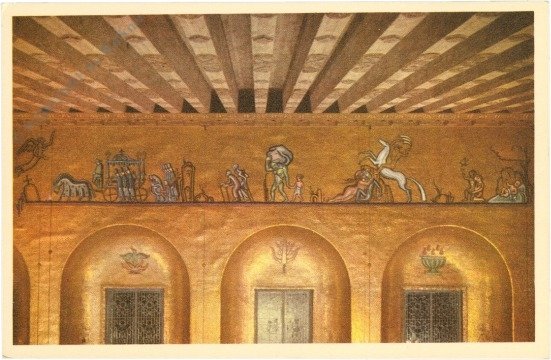 ak218036 Stockholm, Stadshuset, Gyllene Salens Mosaiker