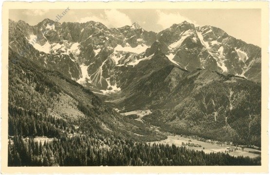 Seebergsattel, Blick auf die Sanntaler Alpen