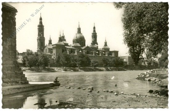 Zaragoza, Rio Ebro y Templo del Pilar