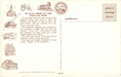 Nevada: Virginia City, the Eilley Orrum Gift Shop