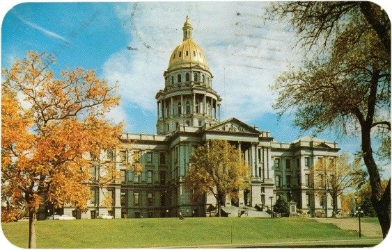 ak218121 Colorado: Denver, Colorado State Capitol, overlooking the Civic Center