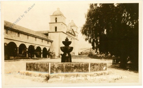 ak218134 Kalifornien: Santa Barbara Mission