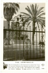 Kalifornien: San Gabriel, Old Mission San Gabriel, Campanile