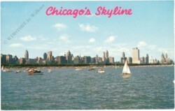 Illinois: Chicago, Skyline on Lake Michigan