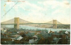 New York: New York, East River Bridge