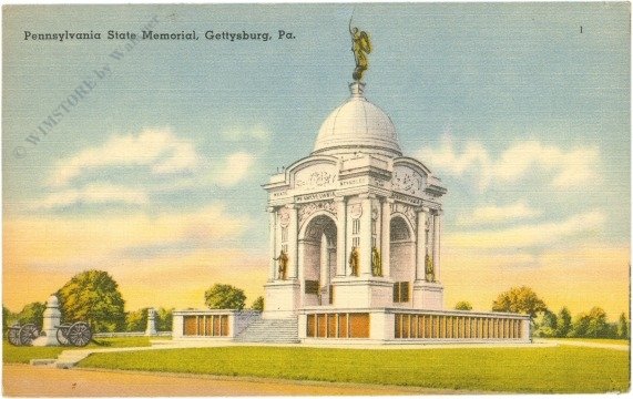 ak218181 Pennsylvania: Gettysburg, State Memorial
