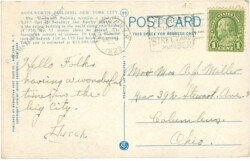 New York: New York City, Woolworth Building from City Hall Park